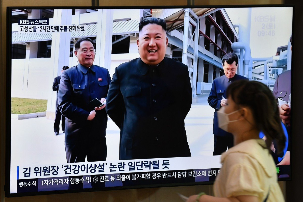 Kim Jong-un reduced public activities because of coronavirus, says South Korea’s spy agency
