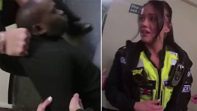英国女警逮捕歹徒时被吐口水 担心得病当场哭了