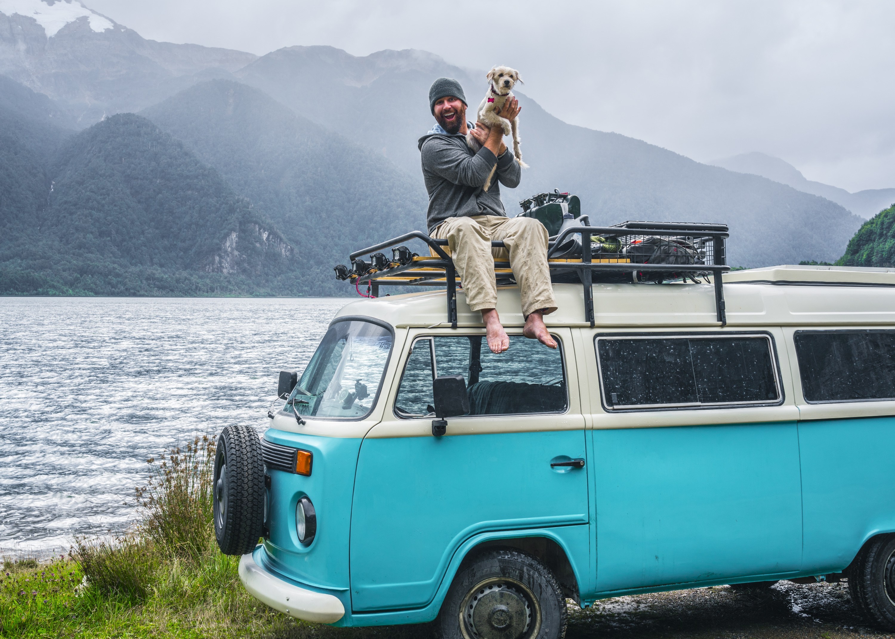 Man and his dog stuck in Brazil in a VW campervan due to coronavirus after driving 18,000 miles