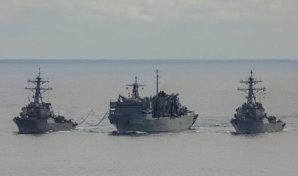 Russian warships track NATO vessels on Arctic Circle drill