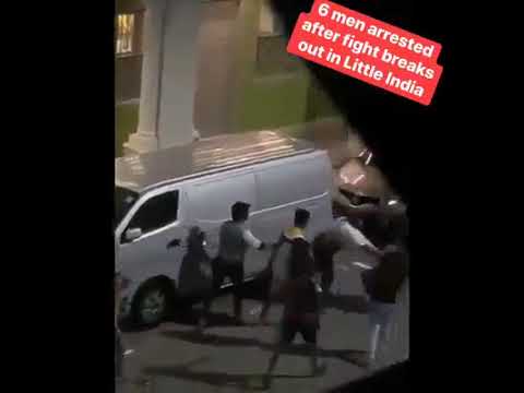 CAUGHT ON VIDEO: Men and women fighting at Little India during circuit breaker!