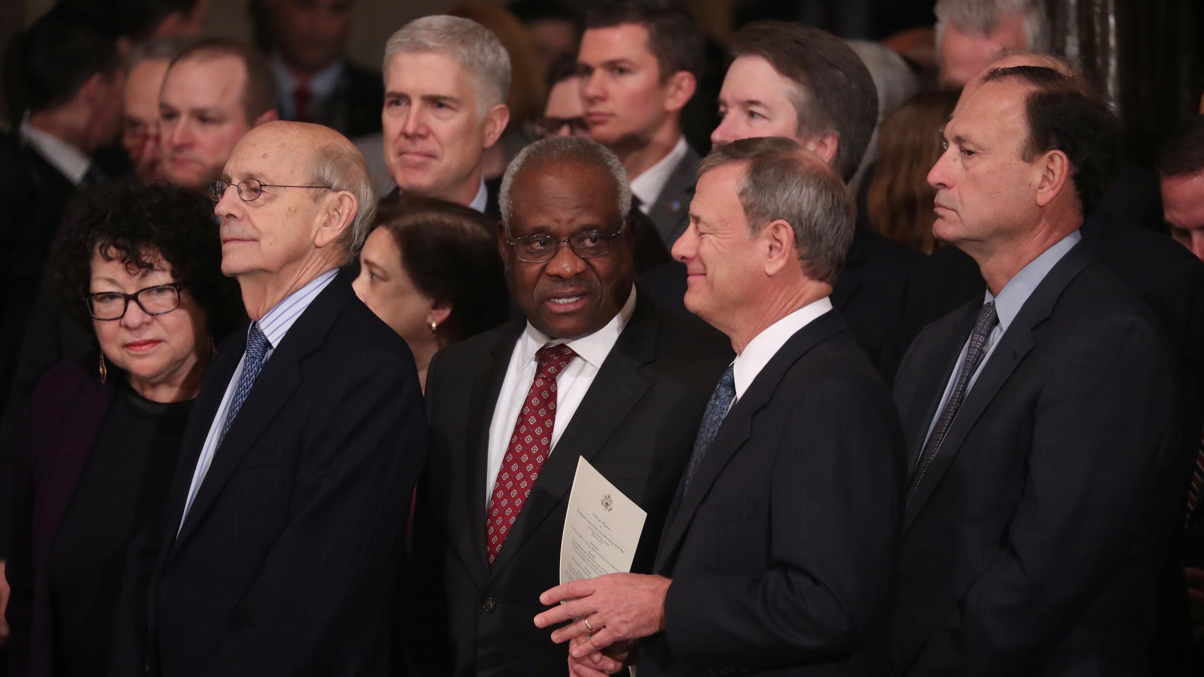Remote arguments are forcing US Supreme Court justices to wait their turn