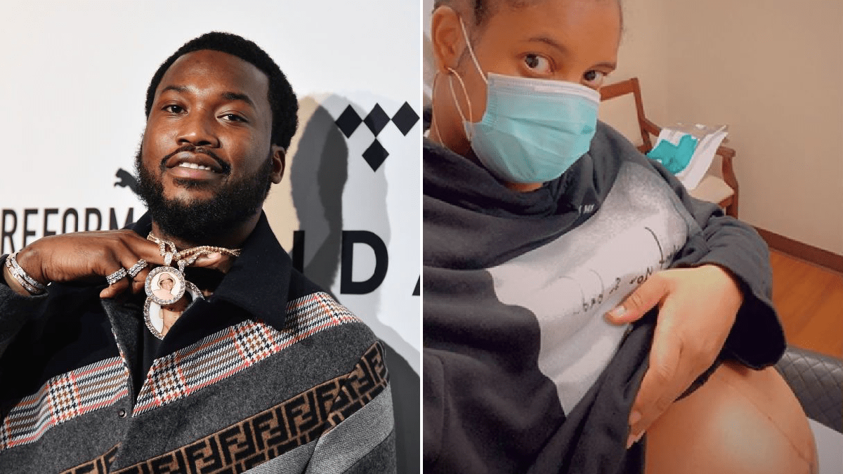 Meek Mill welcomes baby boy with girlfriend Milan Harris on his 33rd birthday