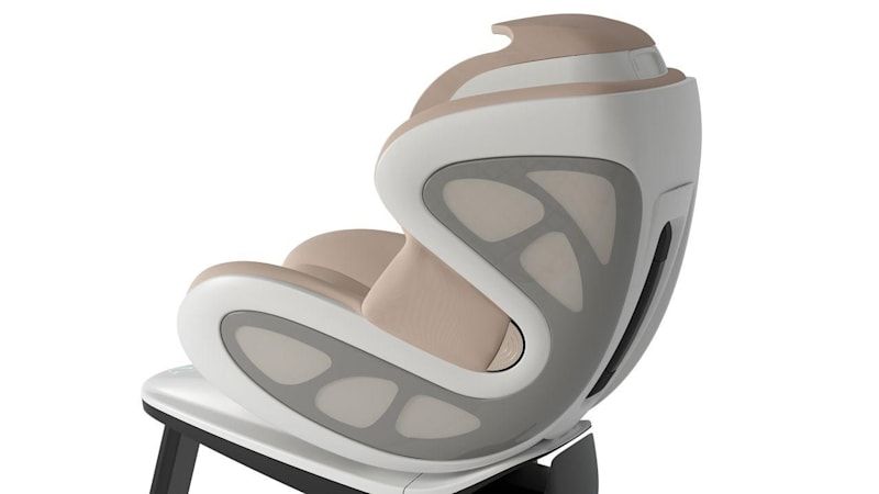Frank Stephenson's BabyArk child seat mixes supercar/military tech with nature's forms
