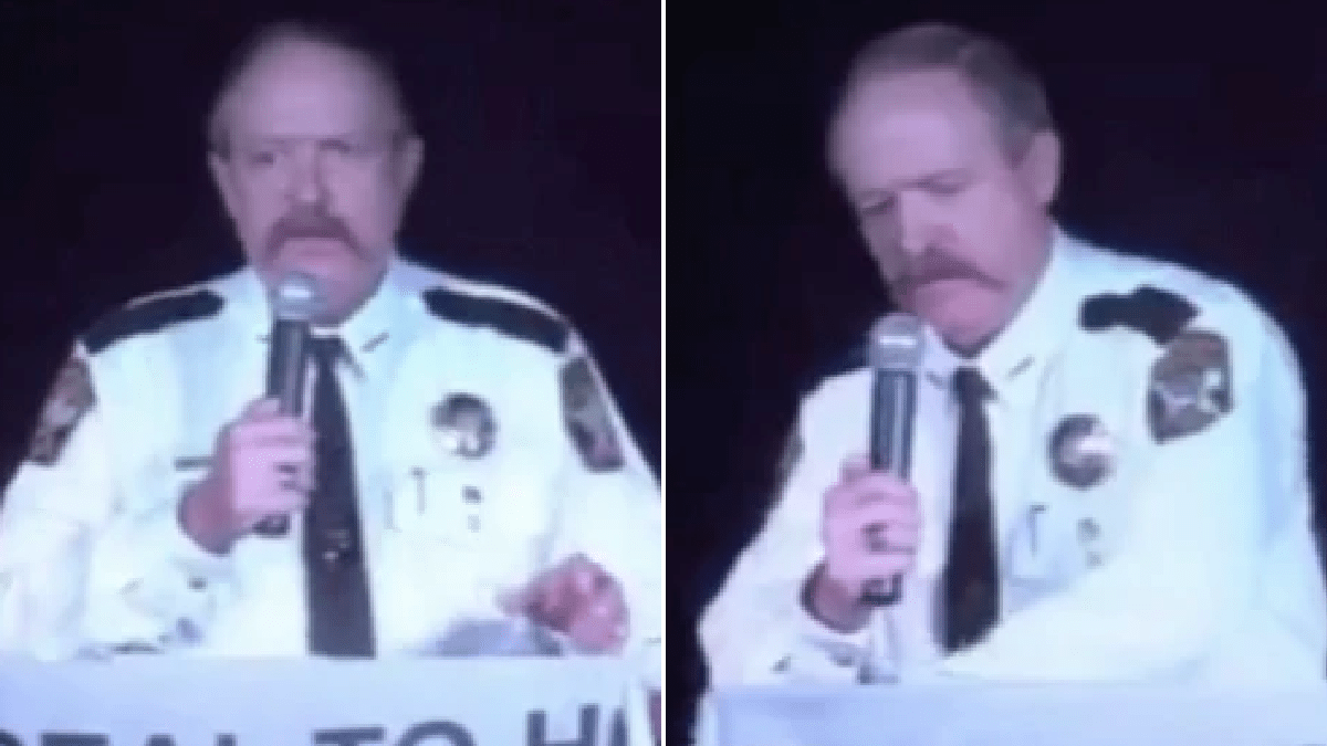 Top cop says he’ll hire any churchgoer after explaining how it’ll exempt them from social distancing
