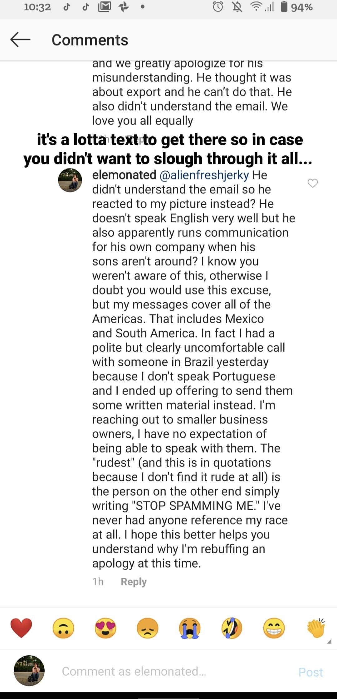 Beef Jerky Boss Sends Racist Email to ‘Oriental’ Client, Blames Poor English Skills