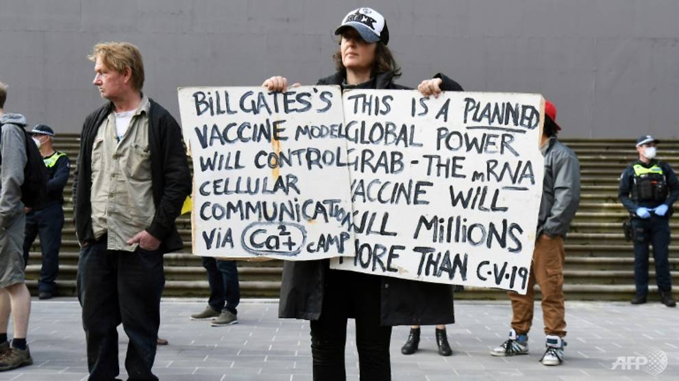 COVID-19: Arrests, conspiracy theories at Australia anti-lockdown protest