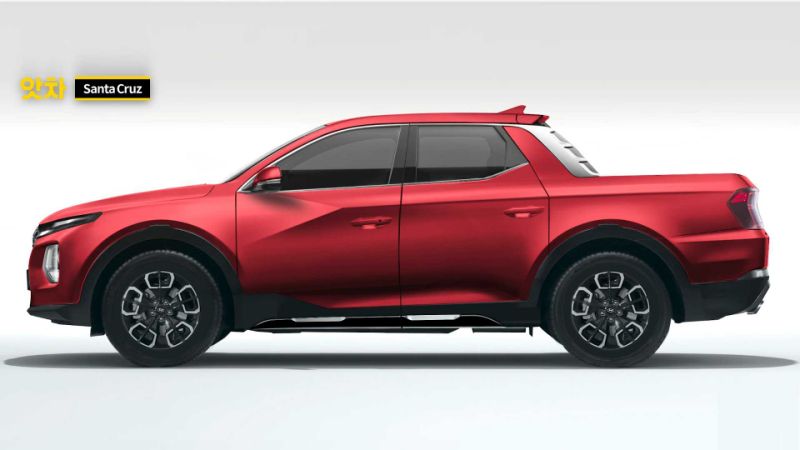 Hyundai Santa Cruz renderings take shape after new image leaks