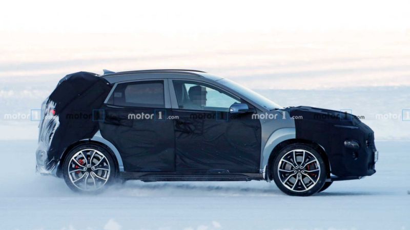 Hyundai Kona N spied lapping the Nurburgring, sounds great