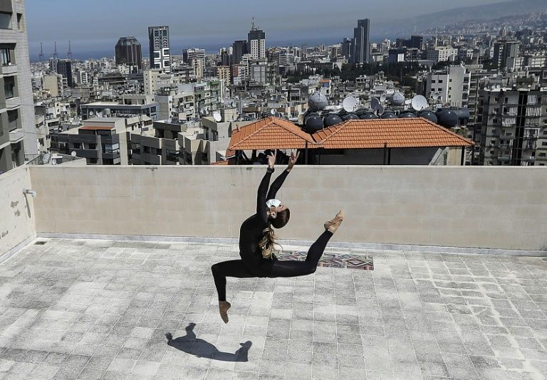 Lebanon rooftops bustle as virus shifts life upstairs