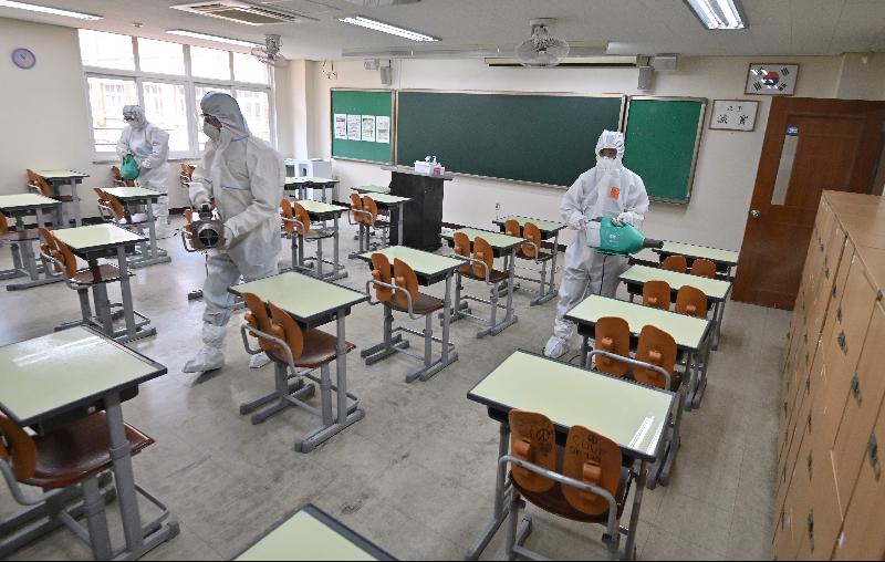 韩国增27名冠病患者‧学校推迟复课时间