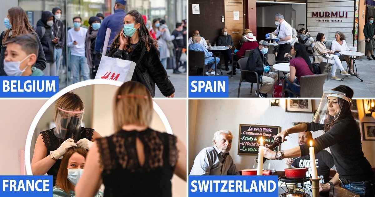 Europe cautiously eases lockdowns as shopping, eating out and haircuts return