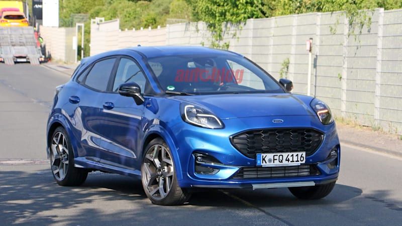 Ford Puma ST spied uncovered at Nurburgring