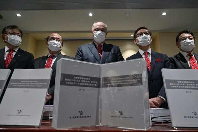 Hong Kong police watchdog clears force over protest response