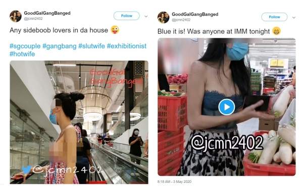 Covid19: Husband Films Wife Flashing in Public Places; Couple Selling Membership
