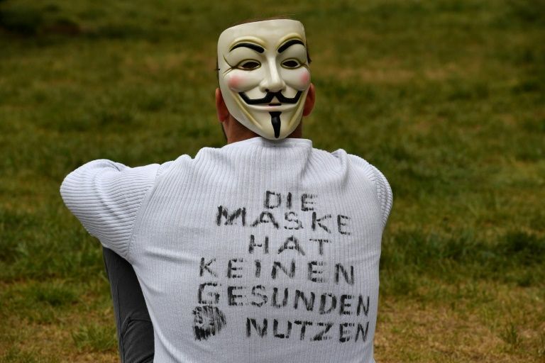 Alarm in Germany as 'corona demos' take off