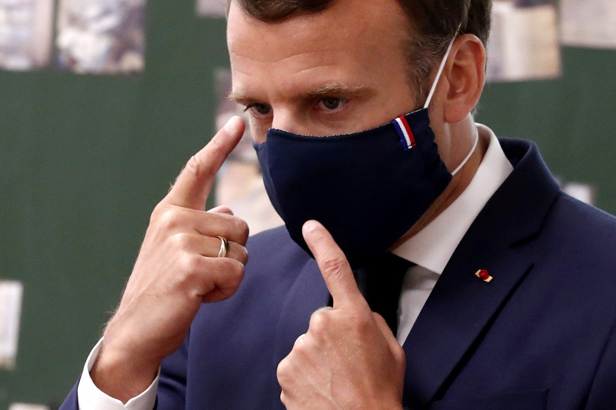 Angry French doctors confront Emmanuel Macron as coronavirus overwhelms hospitals