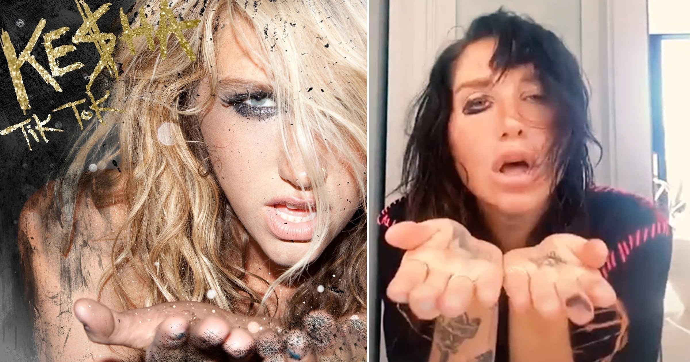 Kesha brings Tik Tok to TikTok with iconic album cover trend