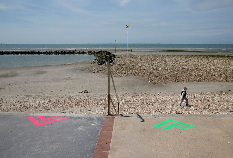 Swim but don't sunbathe - french riviera beach re-opens with post-lockdown rules