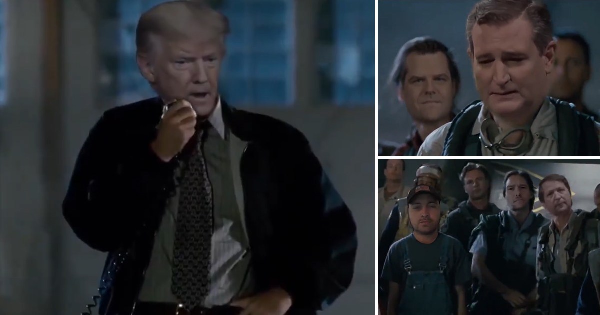 Trump tweets fake video of himself in Independence Day