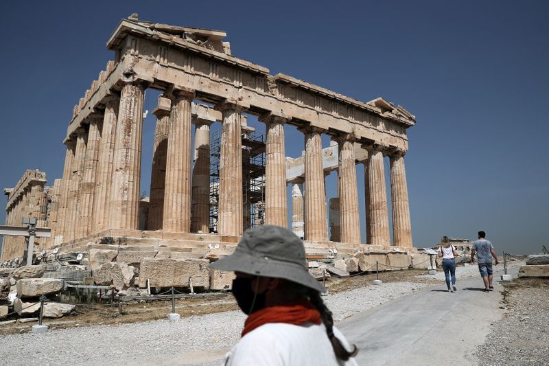 Acropolis sparkles in the Sun as greek tourist spots reopen