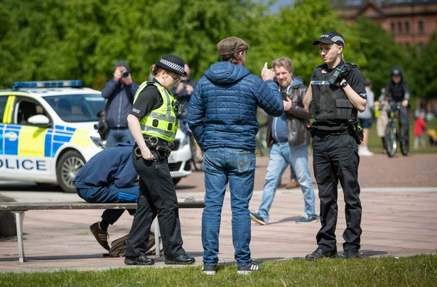 Anti-lockdown protestors fume 'it's one rule for them, and another rule for us'