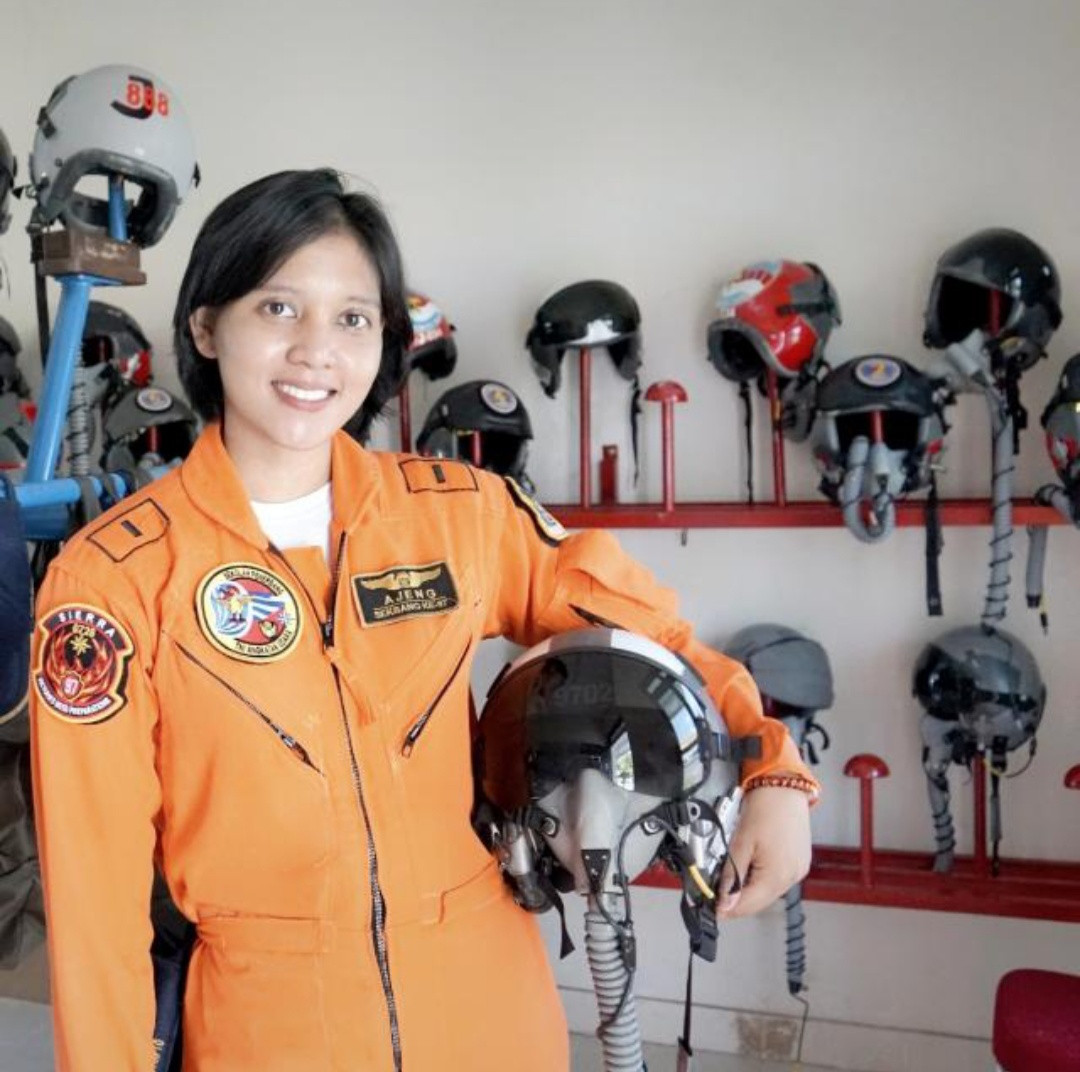 Indonesia Air Force gets first female fighter pilot