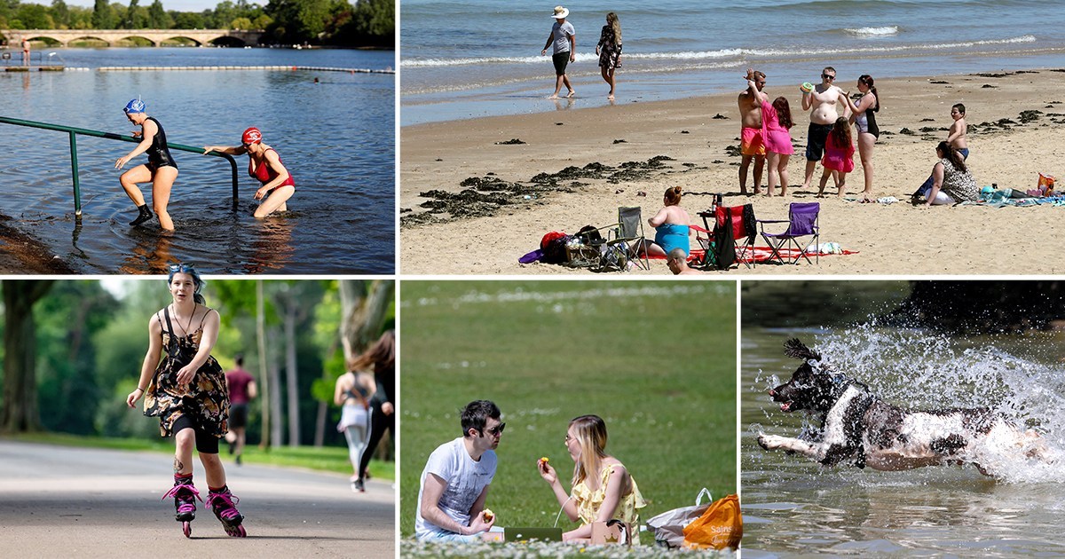 UK temperatures hit 10C above average tomorrow on hottest day of week