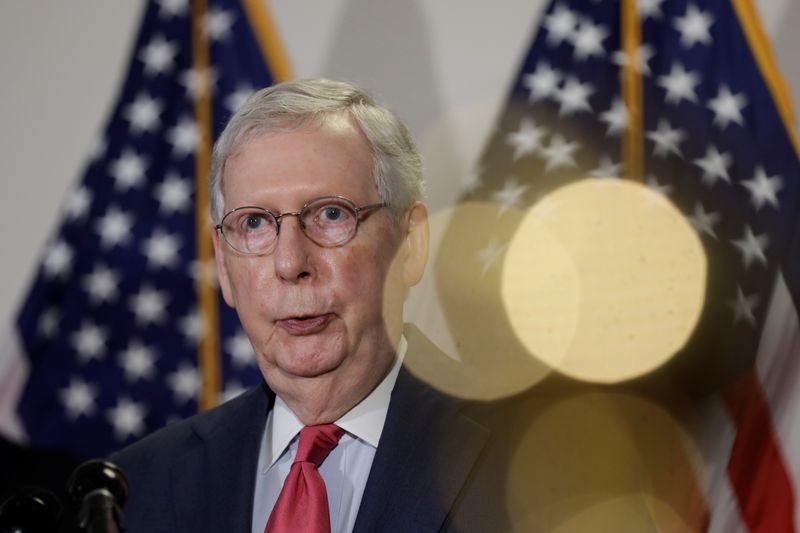 U.S. Senate republican leader threatens 'reexamining' u.S.-China relationship