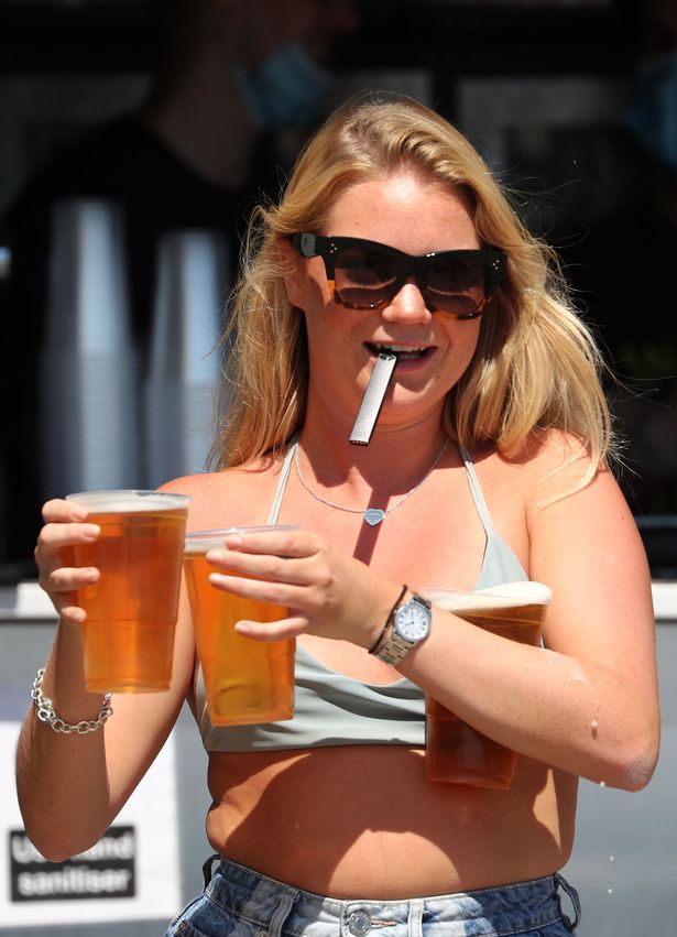 Brits continue to flock to beaches to soak up the sun despite second wave fears