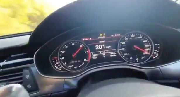 Lockdown video shows car speeding down motorway at 201mph with two men arrested