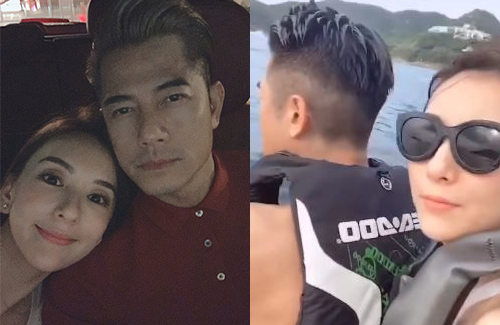 Aaron Kwok and Moka Fang Go Jet Skiing on 520