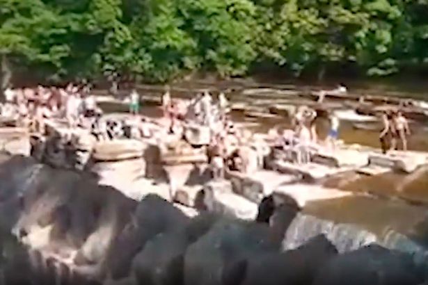 Sun worshippers slammed for overwhelming local beauty spot during lockdown