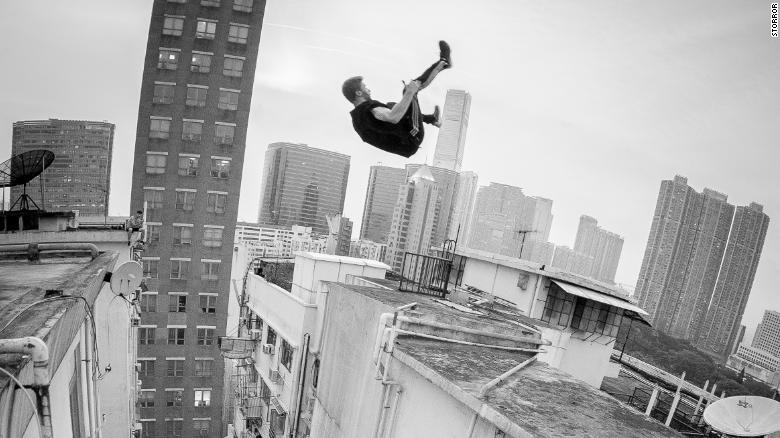 The extreme parkour team whose death-defying jumps caught the attention of Hollywood
