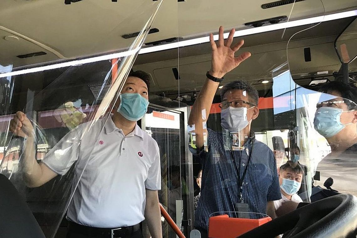 Transparent shields for bus drivers under consideration