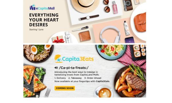 CapitaLand launches eCapitaMall and Capita3Eats in Singapore