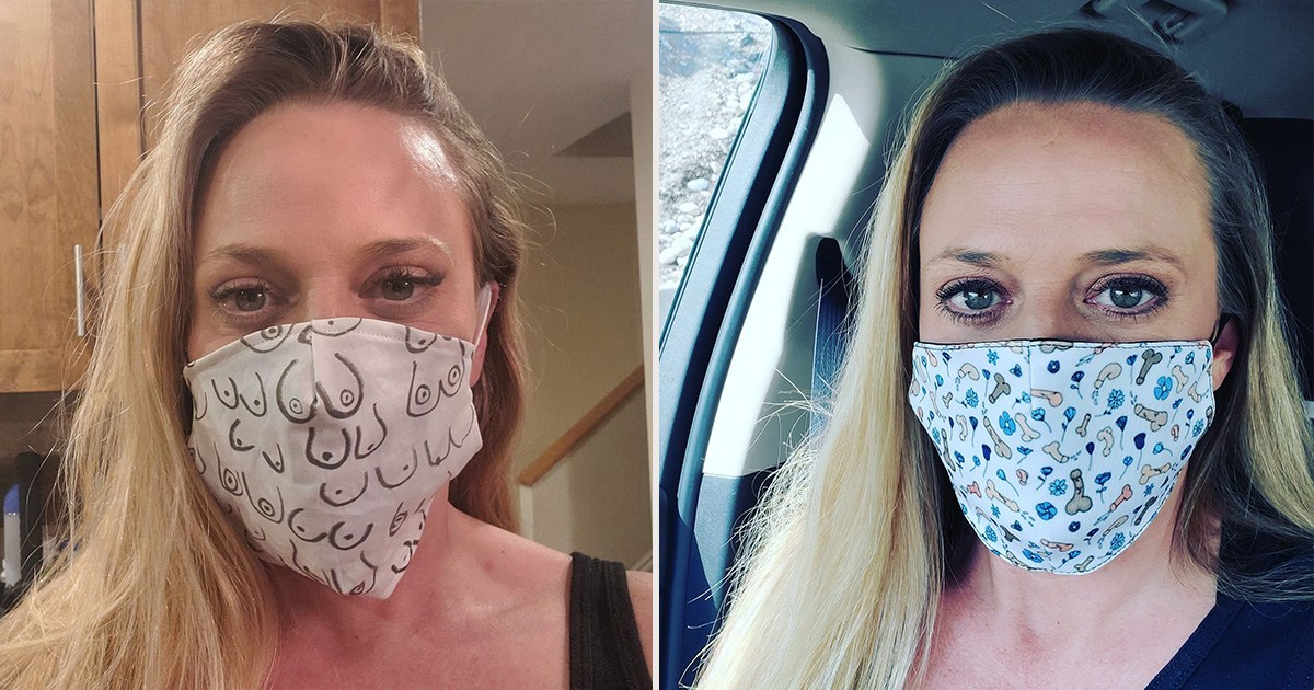 You can now order face masks with penises and boobs on them