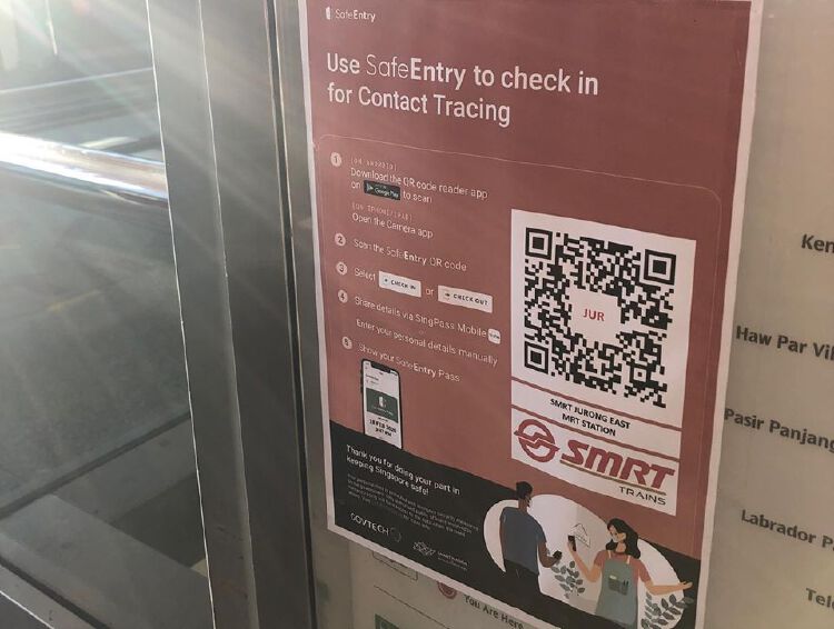 Safe Entry For Busmrt Interchange Prepare To Scan Qr Codes Nestia