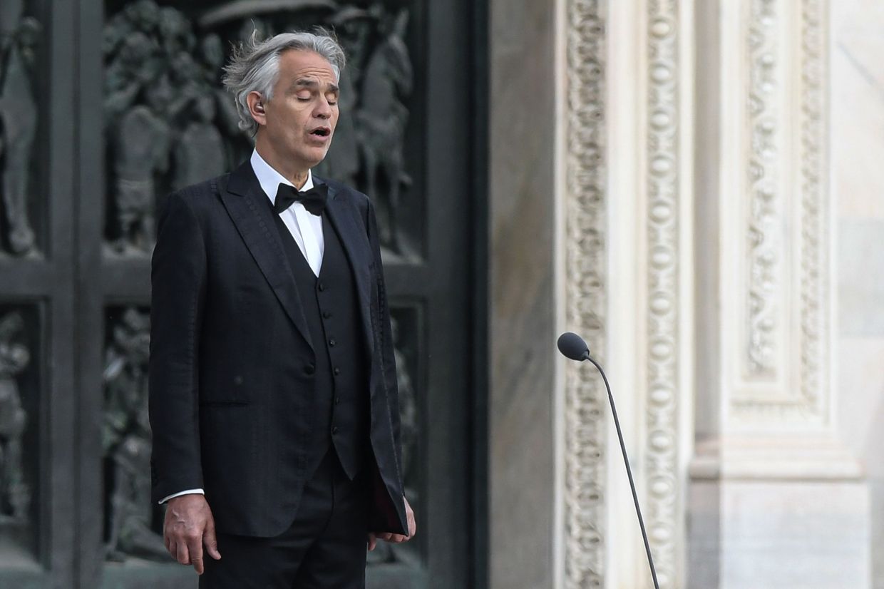 Italian tenor Andrea Bocelli says he had coronavirus