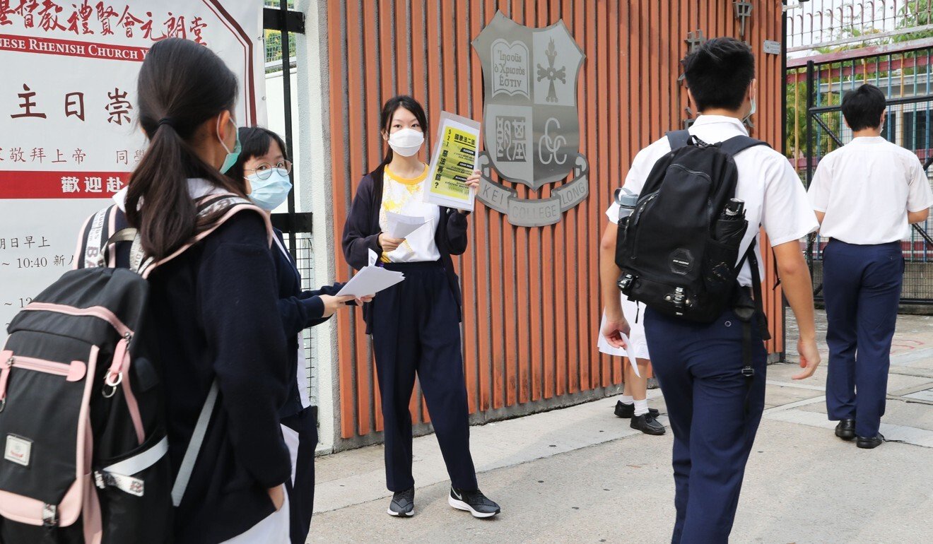 Hong Kong pupils return to class with protests and coronavirus on their minds