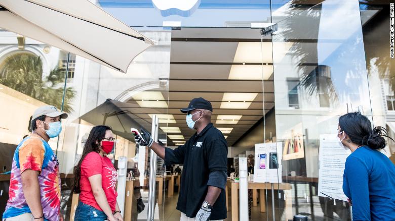 Apple will reopen 100 stores in the US this week