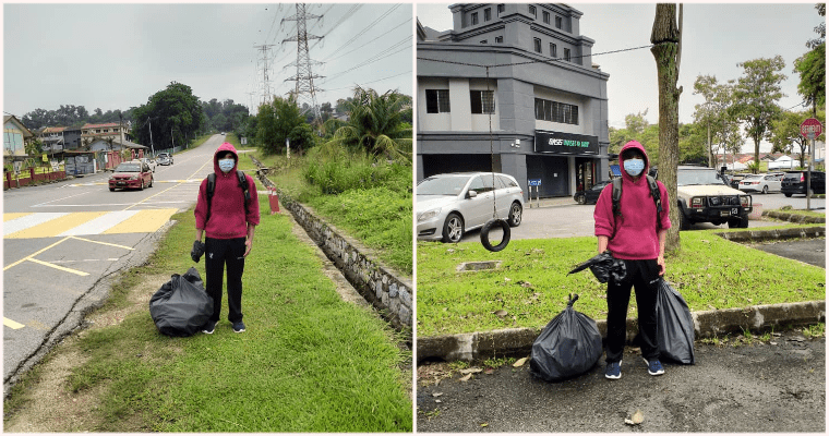 M Sian Pledges To Pick Up Litter Around Klang Valley For 23 Days To Celebrate His Birthday Nestia