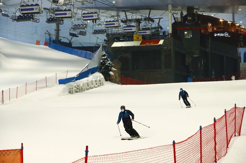 Dubai hits the ski slope as coronavirus restrictions lift