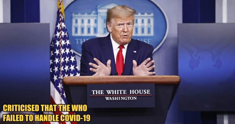 Trump CUTS TIES Between America and WHO