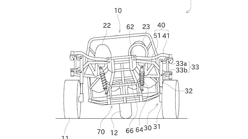 Kawasaki is developing a three-wheel Slingshot competitor that leans