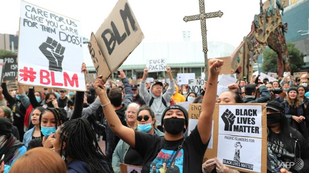 New Zealanders protest over death of George Floyd