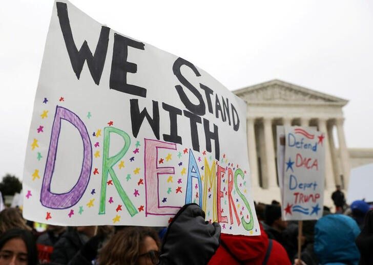 Trump faces election risks in looming supreme court ruling on 'dreamers'