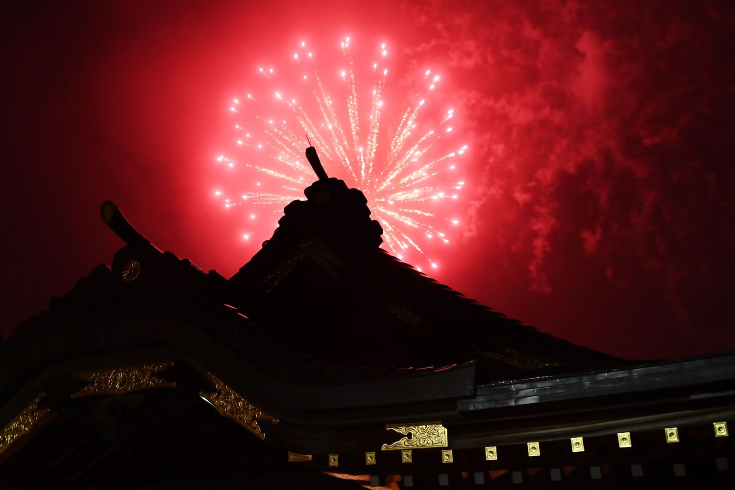 Japan skies lit up to brighten mood