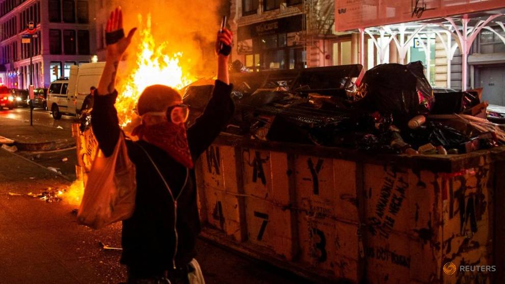 Trump urges crackdown on violence as US cities brace for more protests