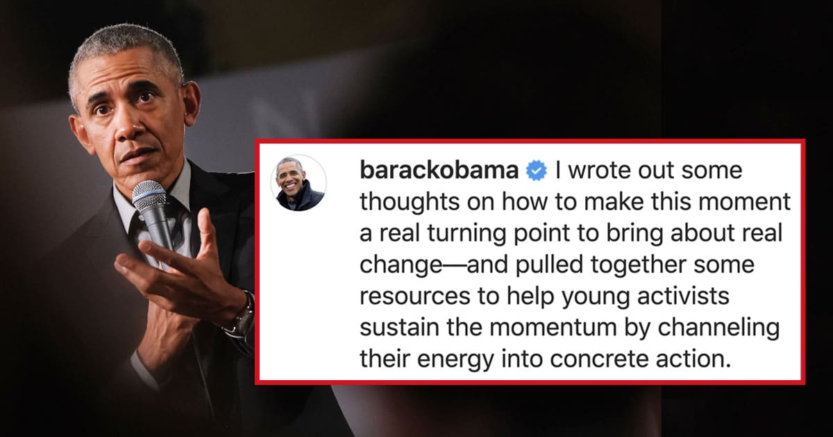 Barack Obama Just Shared A Powerful Call To Action